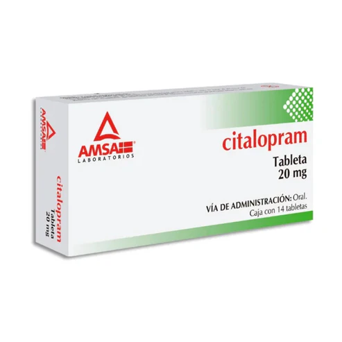 Ams Citalopram 20 Mg Tab 14